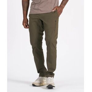 Men's Olive Slim Utility Pants